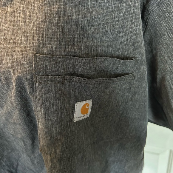 Carhartt Scrubs Grey Breathable Mesh Sides And Back Size 2XL - Picture 4 of 9